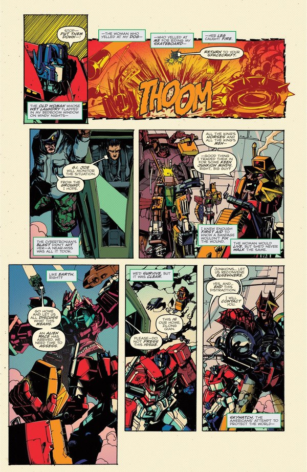 Optimus Prime 2   Transformers Comic Book FULL Preview  (6 of 6)